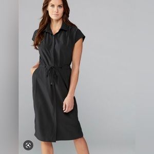 REI Black Midi Dress